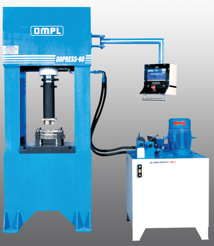 plc operated hydraulic press